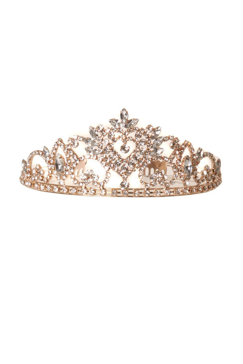 Cinderella Couture Girls Multi Color Rhinestone Teardrop Wedding Pageant Tiara - SophiasStyle.com